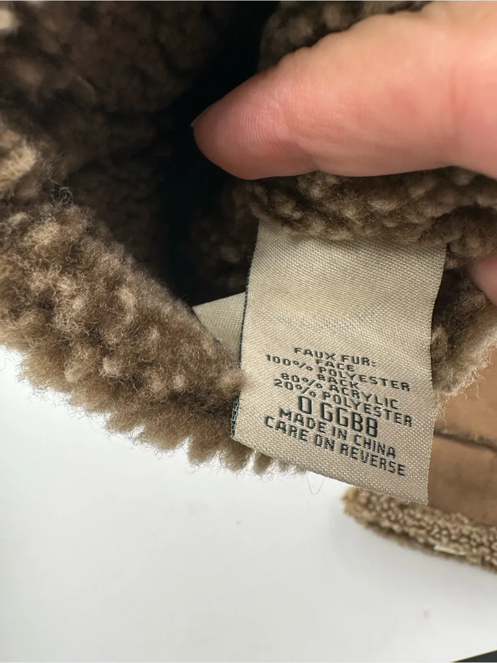 LL Bean Brown Polyester Soft Mitten Women S-M Sherpa Fleece Lined AA24